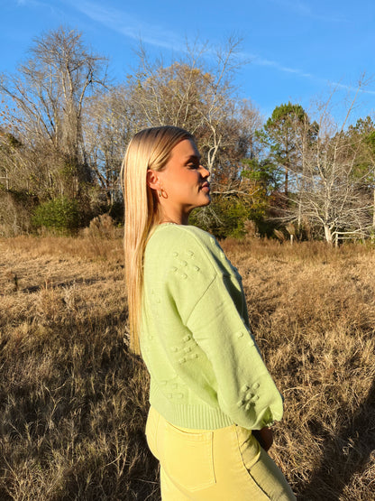 Funky Green Sweater