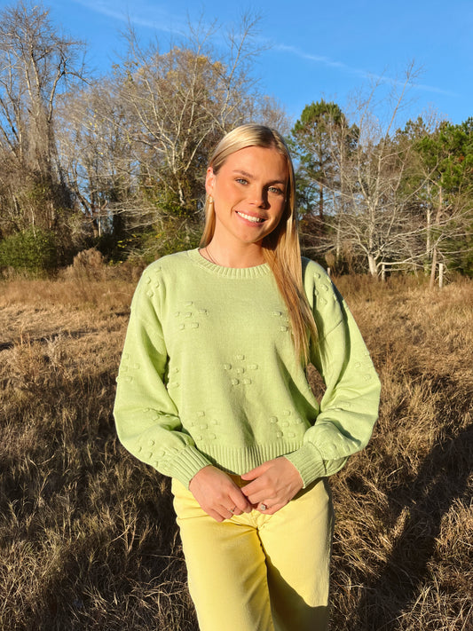 Funky Green Sweater